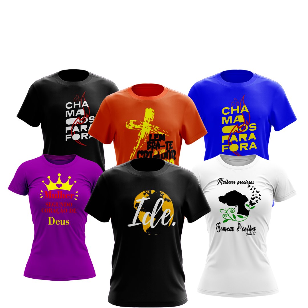 Precisando de camisas para eventos evangélicos A estamparia top artes esta aqui para te ajudar!